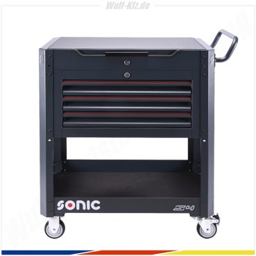 Sonic gefüllter Servicewagen NEXT S4 / 140-tlg.